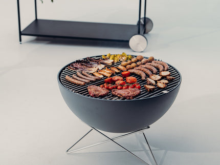 Höfats Bowl 57 Vuurkorf -Plancha set laag