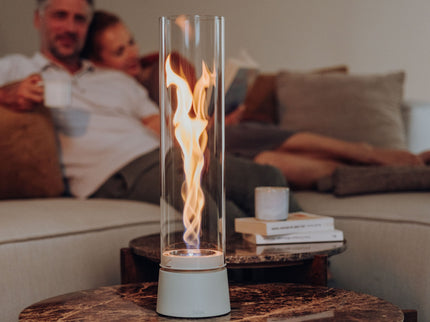 Höfats SPIN air Tischfeuer – Beige 900