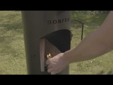 BonFeu BonTino LP Schwarz Terrassenofen