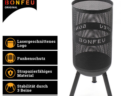BonFeu BonVes 34 Schwarz Feuerkorb