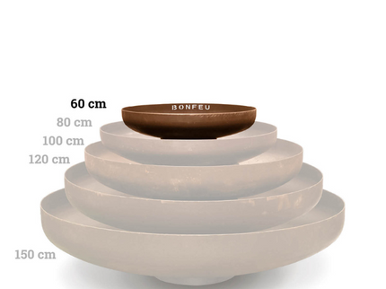 BonFeu vuurschaal BonBowl 60 cm Cortenstaal