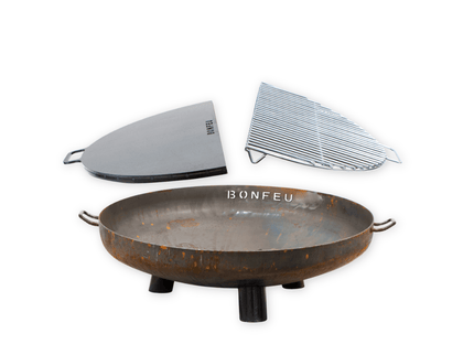 Pakketdeal BonFeu BonBowl Plus 60 + BonPlancha 1/2 60 + BonGrill 1/2 60