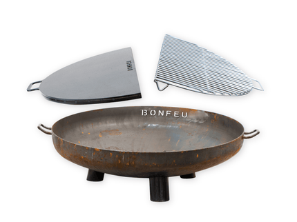 Paketangebot BonFeu BonBowl Plus 80 + BonPlancha 1/2 80 + BonGrill 1/2 80