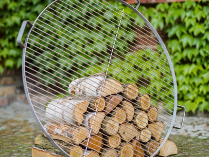 CookKing Edelstahl-Grillrost mit 4 Griffen 70 cm