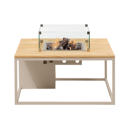 Cosi Feuertisch Cosiloft 100 Sandy Beige / Teak