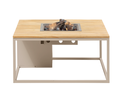 Cosi Feuertisch Cosiloft 100 Sandy Beige / Teak