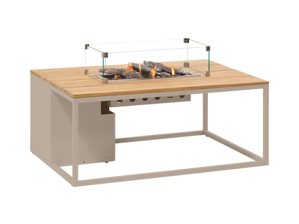 Cosi Vuurtafel Cosiloft 120 Sandy Beige / Teak