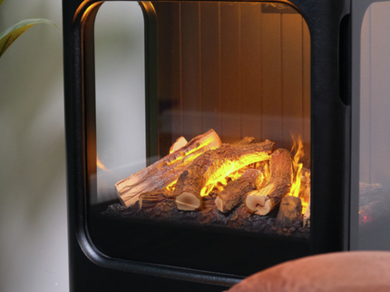 Dimplex vrijstaande haard Mapleton 80 detailbeeld vuur
