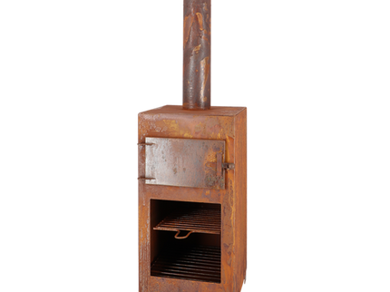 Esschert Terraskachel + Pizzaoven Roest