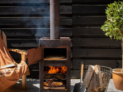 Esschert Terraskachel + Pizzaoven Roest