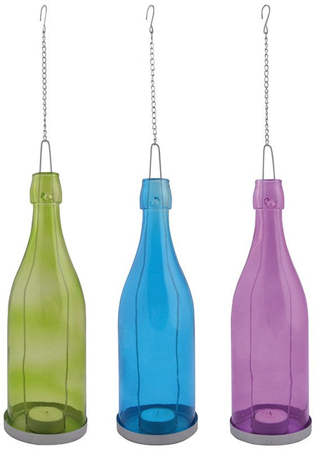 Esschert theelichthouder fles (assorti)