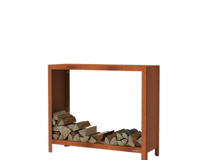 FORNO Houtopslag CortenStaal (1200 x 400 x 1000)