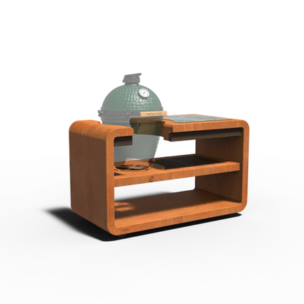 FORNO Kamado Station Cortenstaal-1500 x 752 x 926 mm - 150 x 75,2 x 92,6 cm