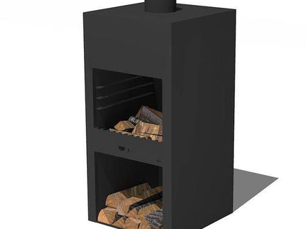FORNO Terrassenöfen Stig Schwarz