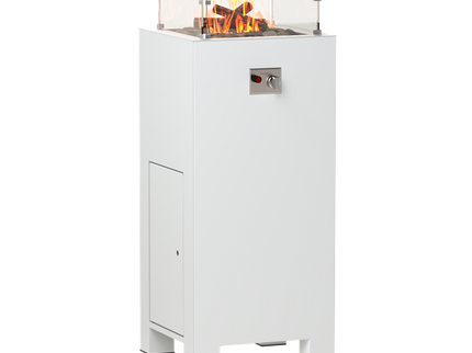 FORNO Feuertisch Brann Aluminium