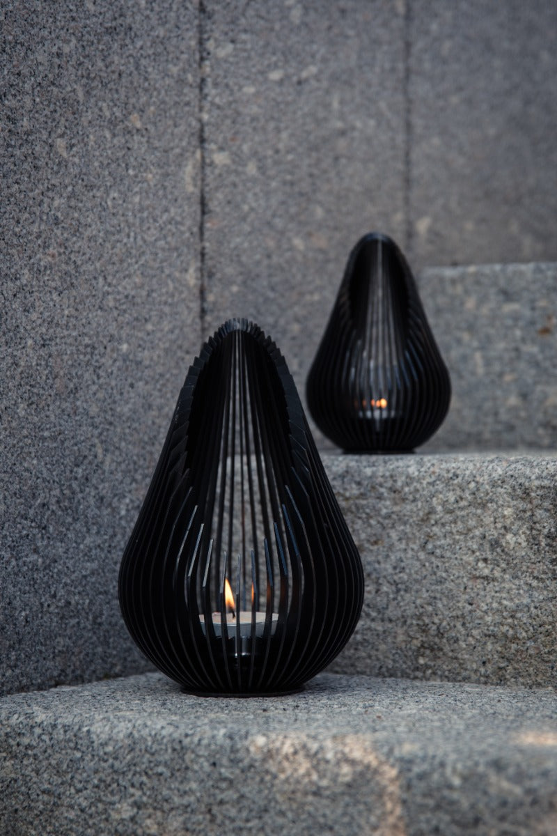 Zwart / Growdrop L (L 15 x B 15 x H 22 cm)