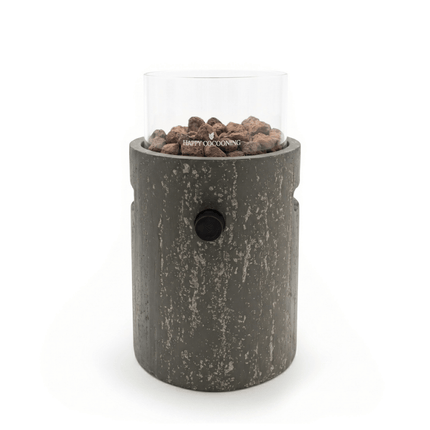Happy Cocooning Tischfeuer Lumi Stone Oscuro Travertin