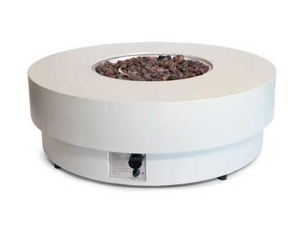 Happy Cocooning vuurtafel Estate Round 105 oyster beige