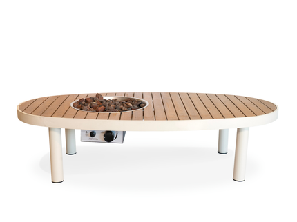 Happy Cocooning Feuertisch Riviera 140 Beige