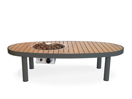 Happy Cocooning Feuertisch Riviera 140 anthrazit