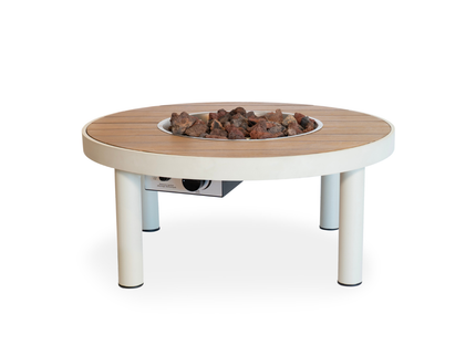 Happy Cocooning vuurtafel Riviera 80 oyster beige