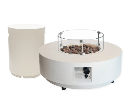 Happy Cocooning Feuertisch-Set Estate 76 Oyster Beige