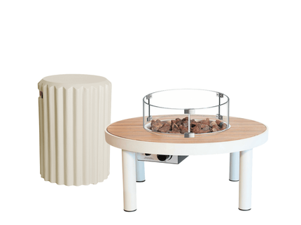 Happy Cocooning Feuertisch-Set Riviera 80 beige