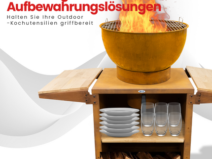 HEAT Kjok Outdoor-Küche Ø56 cm Rost
