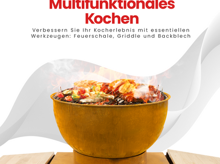 HEAT Kjok Outdoor-Küche Ø56 cm Rost