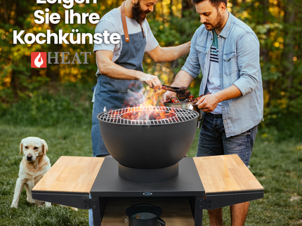 HEAT Kjok Outdoor-Küche Ø56 cm Schwarz