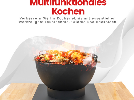 HEAT Kjok Outdoor-Küche Ø56 cm Schwarz