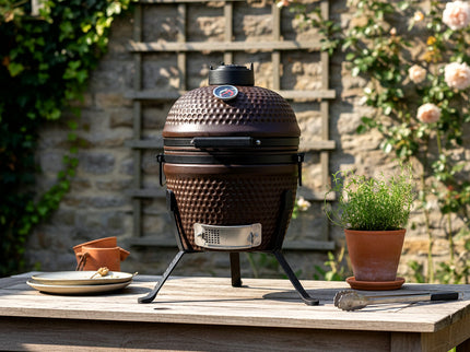 HEAT Premium Kamado Grill Fyregg 13 braun
