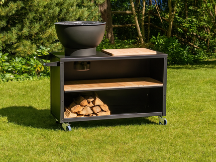 HEAT Trolle Outdoor-Küche Schwarz