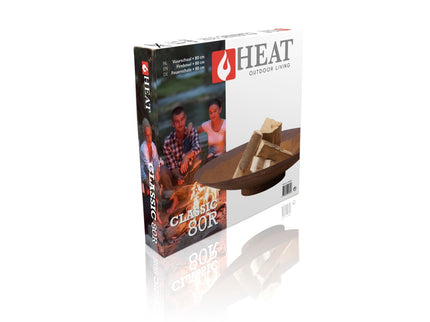 HEAT Feuerschale Classic Ø 80 Rost