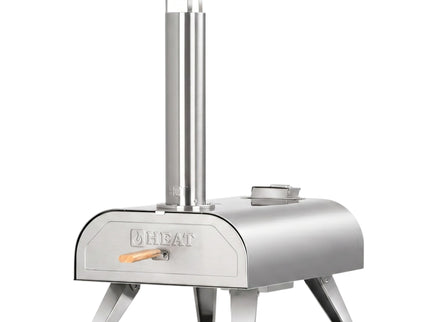 HEAT Pizzaofen mit Pellets Odda Edelstahl