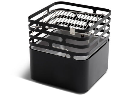 Höfats CUBE Feuerkorb schwazrz-BBQ Set