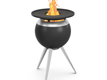Höfats MOON 45 rauchfreier Feuerkorb mit Plancha