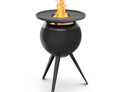 Höfats MOON 45 rauchfreier Feuerkorb mit Plancha