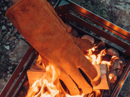 Höfats Feuerhandschuhe aus Leder