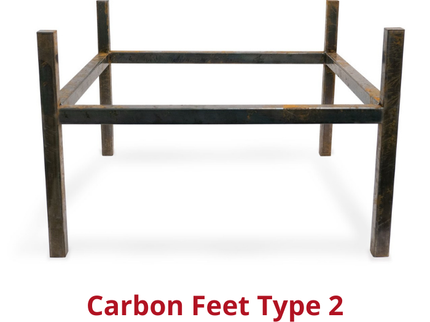 MOODZ Untergestell Square 100 cm Carbon