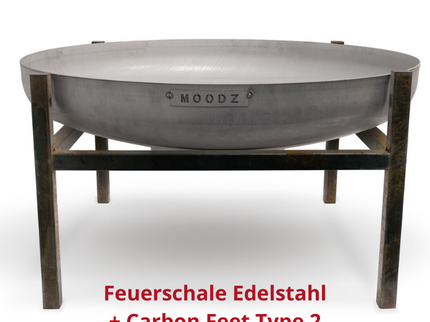 MOODZ Untergestell Square 100 cm Carbon