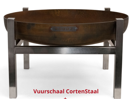 MOODZ onderstel Square 100 RVS