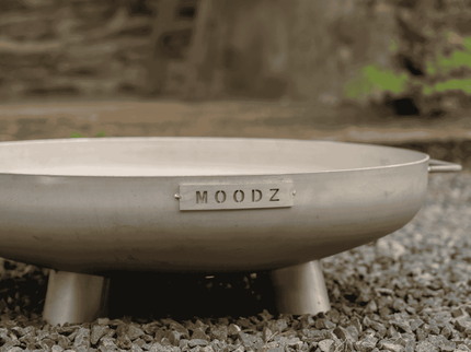 MOODZ Feuerschale Feet & Handle Edelstahl Ø60 cm