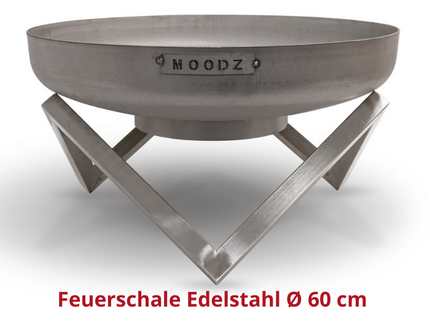 MOODZ Feuerschale Edelstahl Ø60 cm