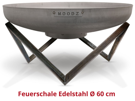 MOODZ Feuerschalen Edelstahl (4 Größen)