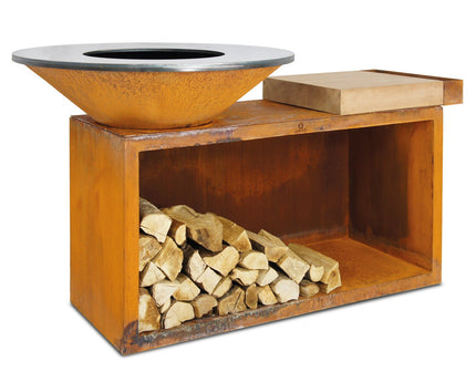OFYR Island 100 Corten Teak Wood - Teak Wood
