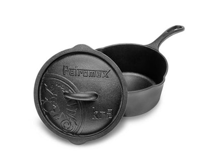 Petromax Gietijzeren Steelpan met Deksel-2L - 2L