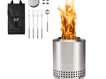Paketangebot Solo Stove Mesa XL Edelstahl + Zubehörpaket