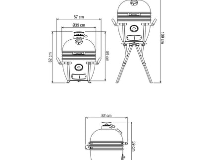 YAKINIKU Kamado Grill COMPACT Basic