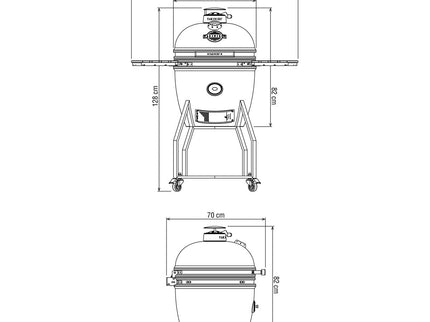 YAKINIKU Kamado Grill LARGE komplett